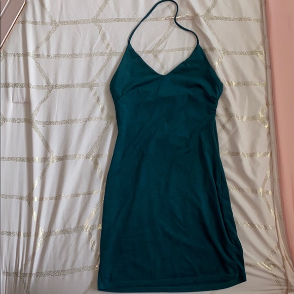 Green open back dress💚💚 - Picture 1 of 3